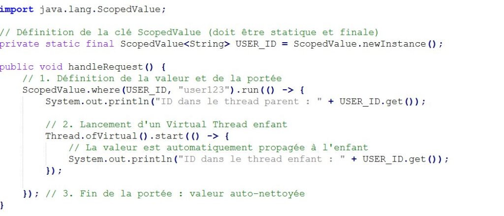 Exemple de code propagation et sécurité