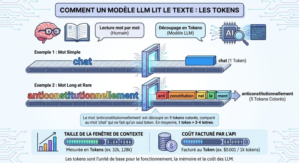 Le token : l'unité de calcul du langage
